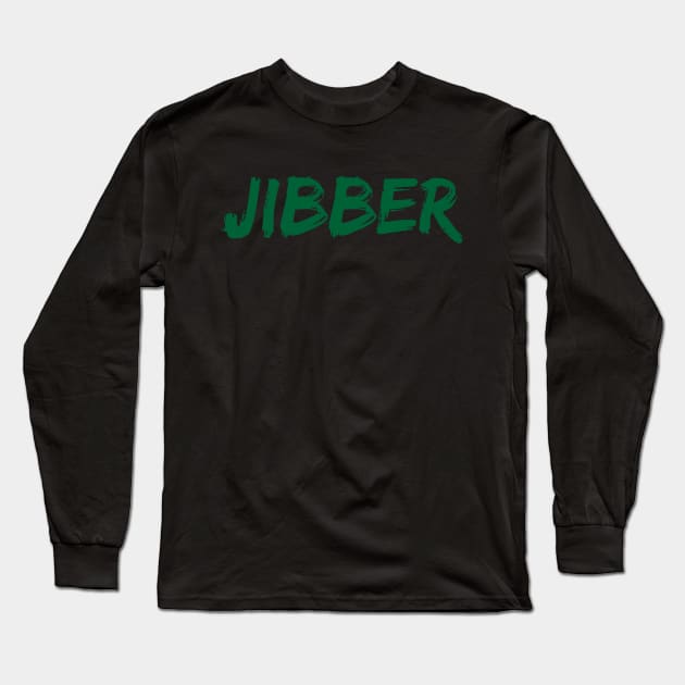 Jibber T-Shirt and Apprel for Skiers and Snowboarders Who Love To Jib Long Sleeve T-Shirt by PowderShot